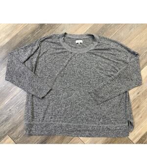 Lucky Brand Gray Knit Long Sleeve Pullover Sweater Women’s XXL